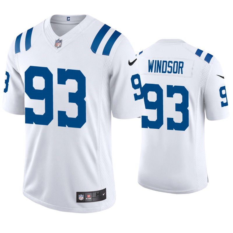 Men Indianapolis Colts #93 Rob Windsor Nike White Limited NFL Jersey->customized nfl jersey->Custom Jersey